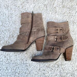 Suede ankle boots